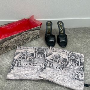 Vintage Authentic Gucci heels in women’s size 7 or 37.5.